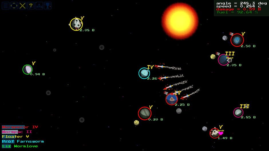 SpaceWorms Screenshot