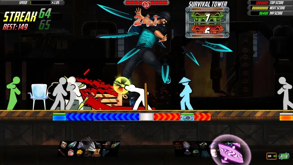 One Finger Death Punch 2, captura de tela 3