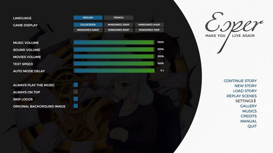 Esper - Make You Live Again Screenshot