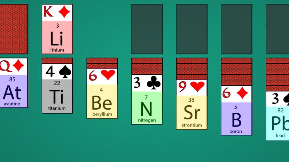 Solitaire: Learn Chemistry! screenshot