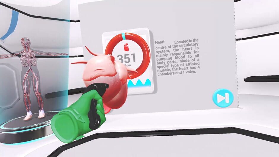 สกรีนช็อตจาก VRLab Academy: Anatomy VR (รูปที่ 3)