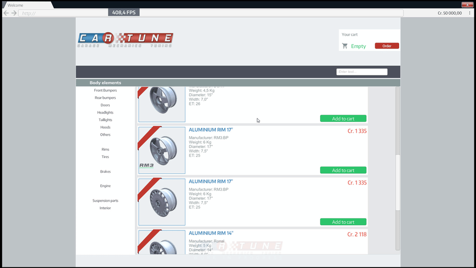 Car Tune: Project Screenshot