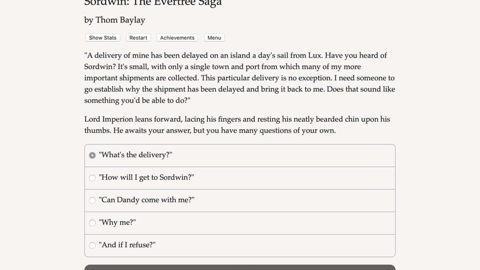 Sordwin: The Evertree Saga Screenshot