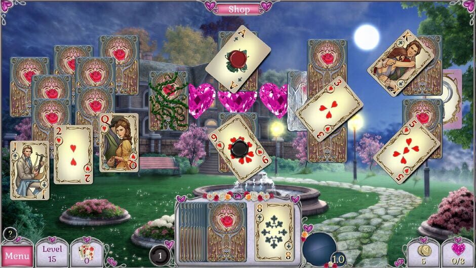 Jewel Match Solitaire L'Amour Screenshot