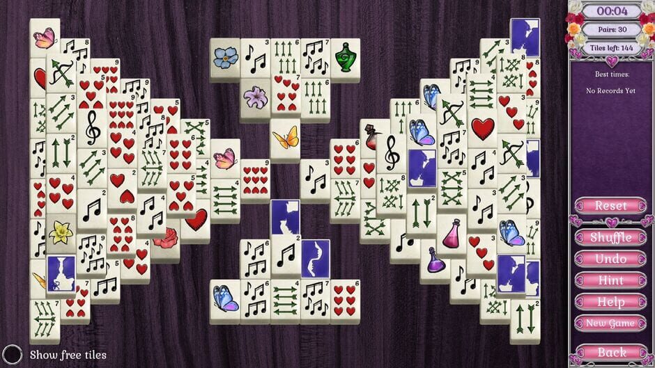 Jewel Match Solitaire L'Amour Screenshot
