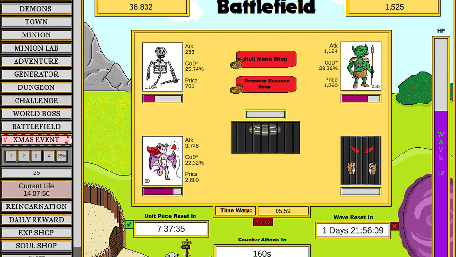 Wizard and Minion Idle Screenshot