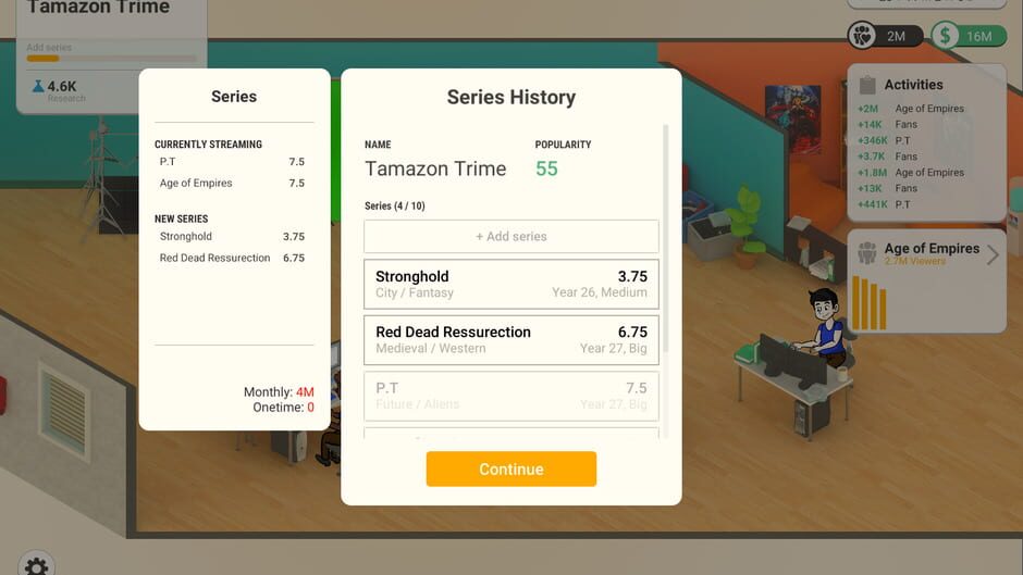 SERIES MAKERS Screenshot