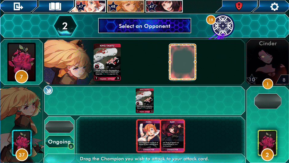RWBY Deckbuilding Game Screenshot