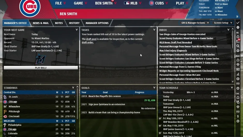 Skärmbild 3 från Out of the Park Baseball 20