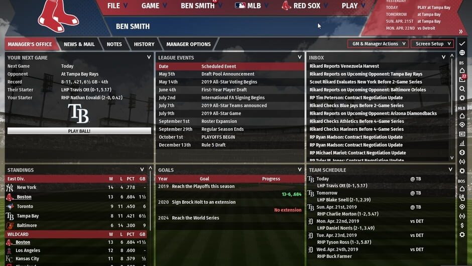 Out of the Park Baseball 20 Screenshot