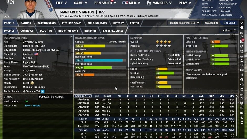 Out of the Park Baseball 20 Screenshot