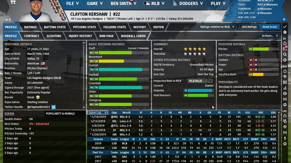 Out of the Park Baseball 20 Screenshot