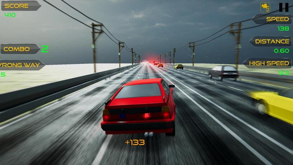 Exteme Racing on Highway Screenshot