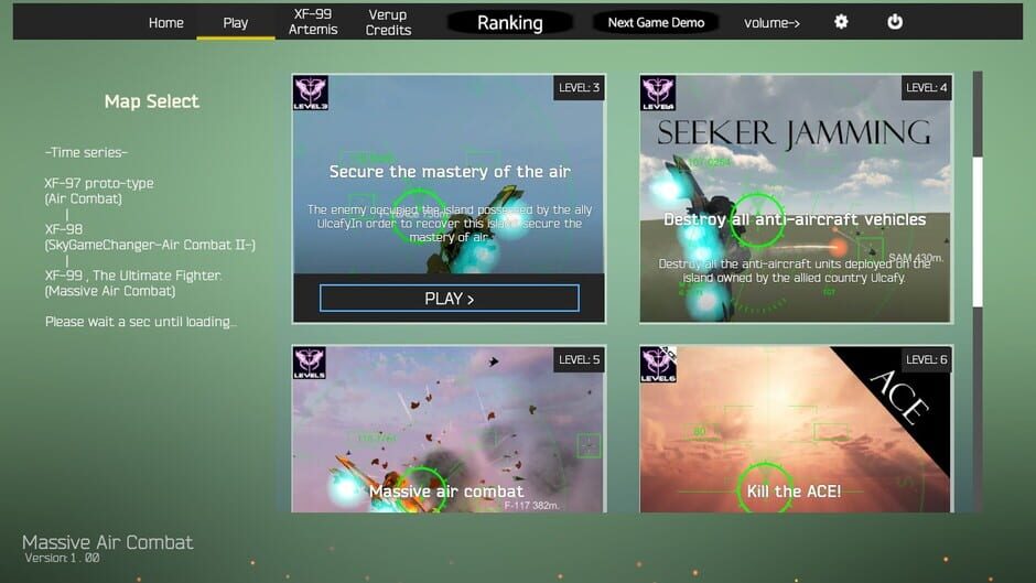 Massive Air Combat Screenshot