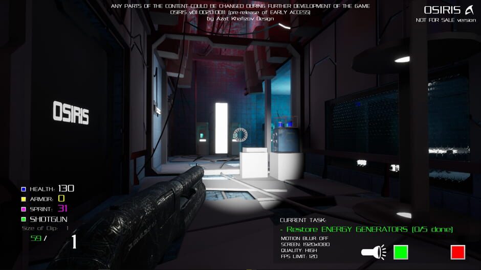 Osiris screenshot