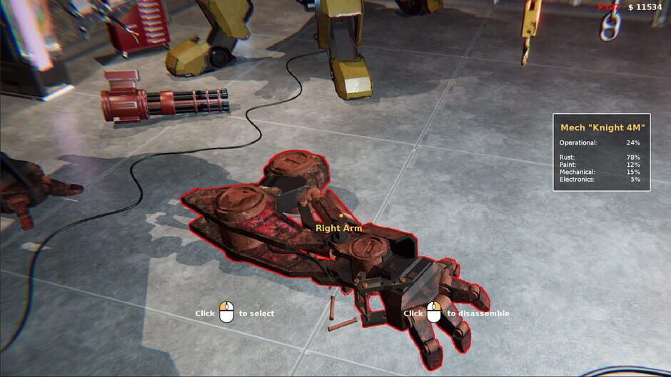 Mech Mechanic Simulator Screenshot