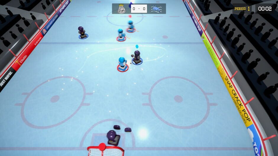 3 on 3 Super Robot Hockey Screenshot