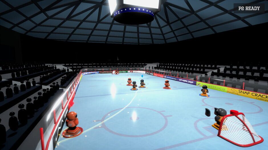 3 on 3 Super Robot Hockey Screenshot
