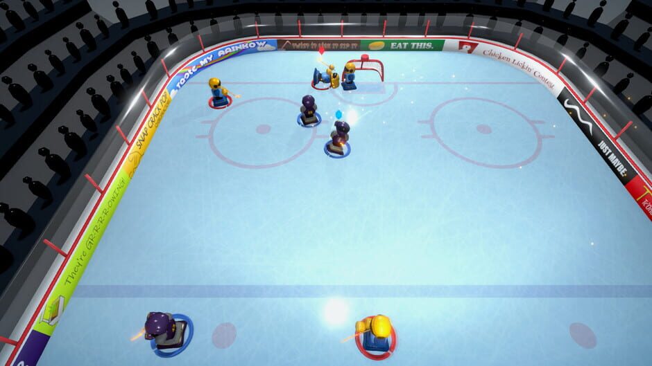 3 on 3 Super Robot Hockey Screenshot