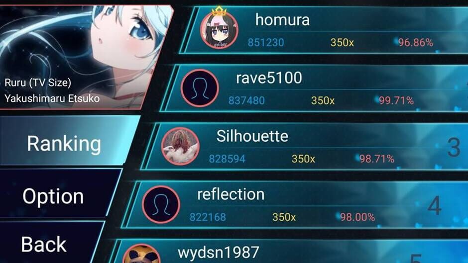 Screenshot Malody