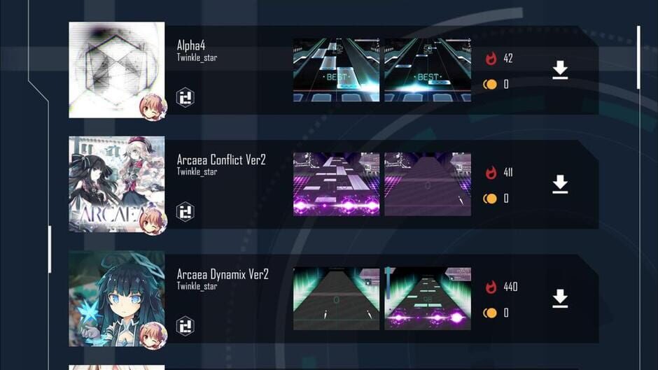 Screenshot Malody