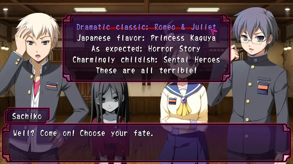 Corpse Party: Sweet Sachiko's Hysteric Birthday Bash, captura de tela 1