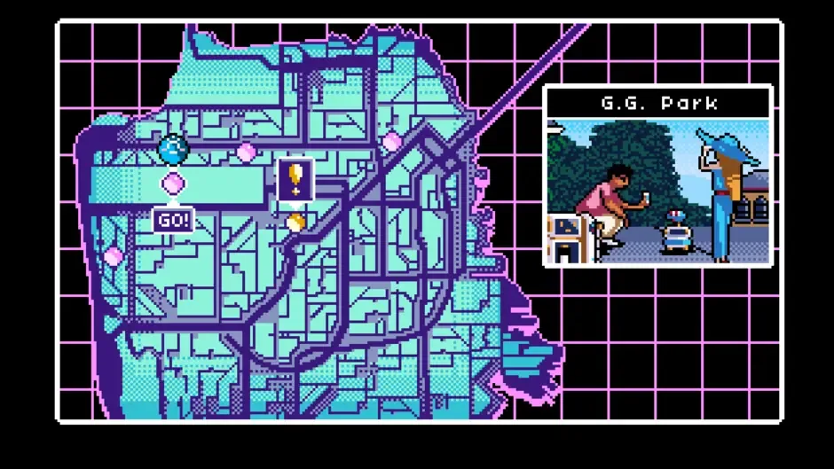2064: Read Only Memories, captura de tela 2
