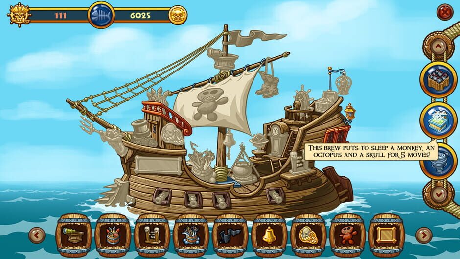 Match Three Pirates! Heir to Davy Jones Screenshot