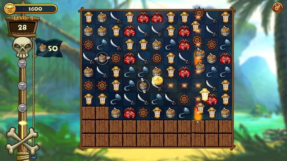 Match Three Pirates! Heir to Davy Jones Screenshot