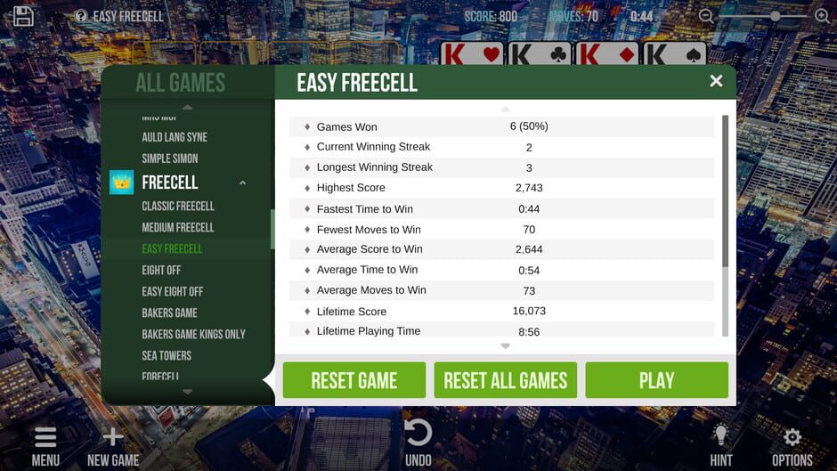 Solitaire Bliss Collection Screenshot