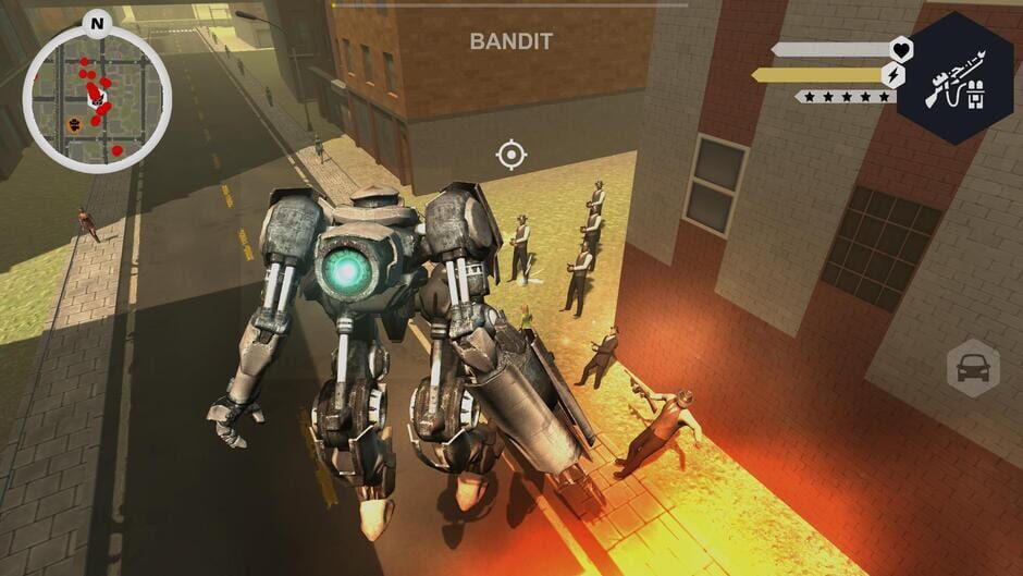 Muscle Car Robot Screenshot