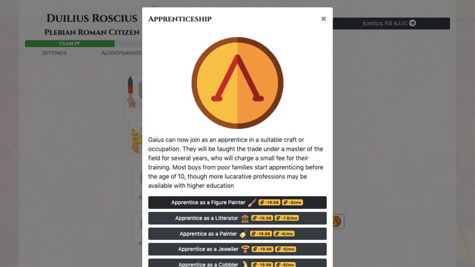 Citizen of Rome - Dynasty Ascendant Screenshot