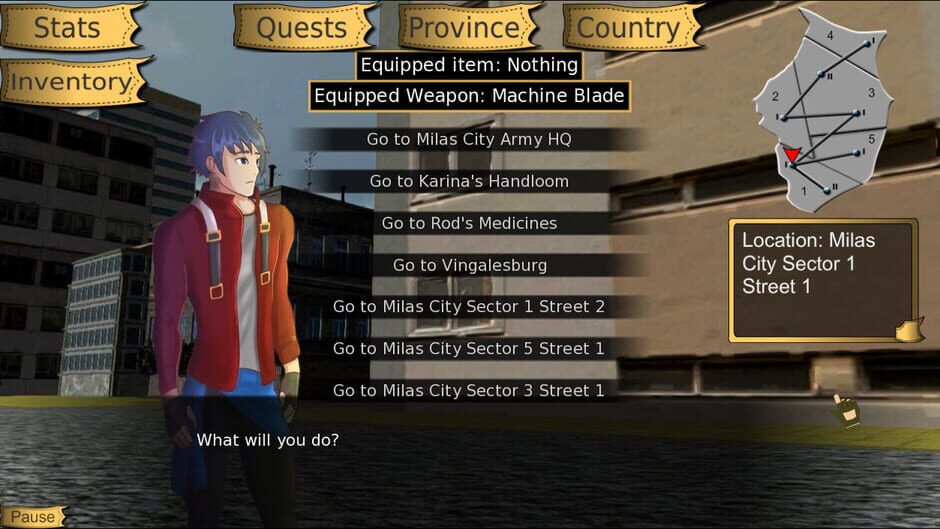 Niara: Rebellion of the King Visual Novel RPG Screenshot