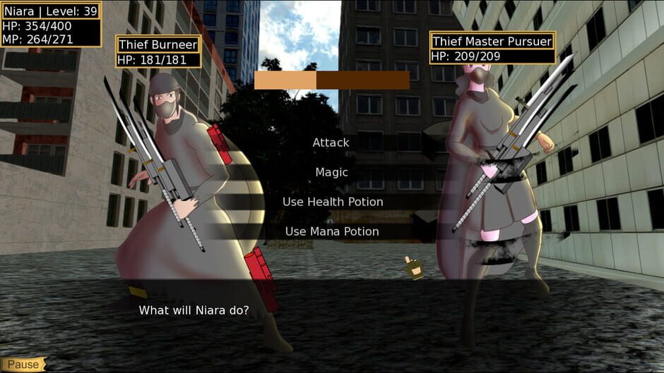 Niara: Rebellion of the King Visual Novel RPG Screenshot