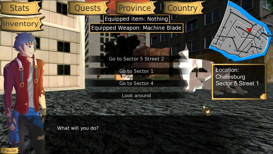 Niara: Rebellion of the King Visual Novel RPG Screenshot