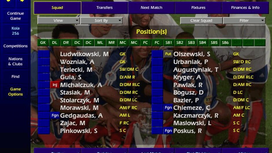 Championship Manager: Season 00/01 screenshot