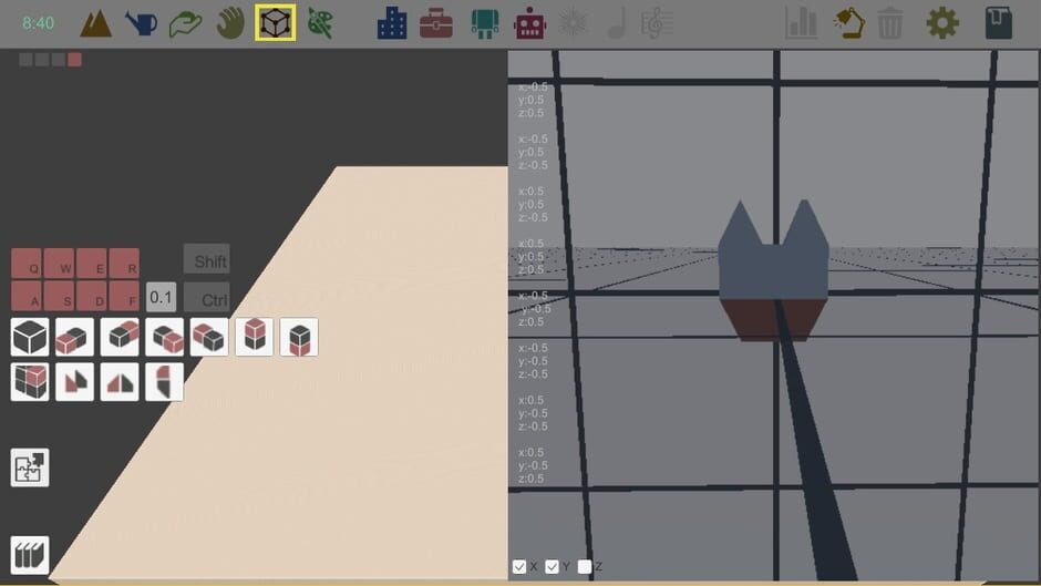 T Simulator screenshot