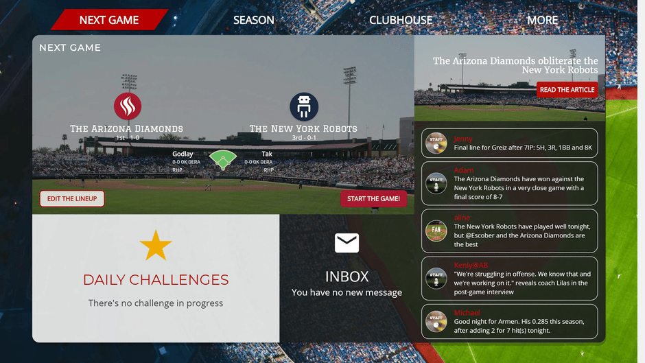 Astonishing Baseball 2019 Screenshot