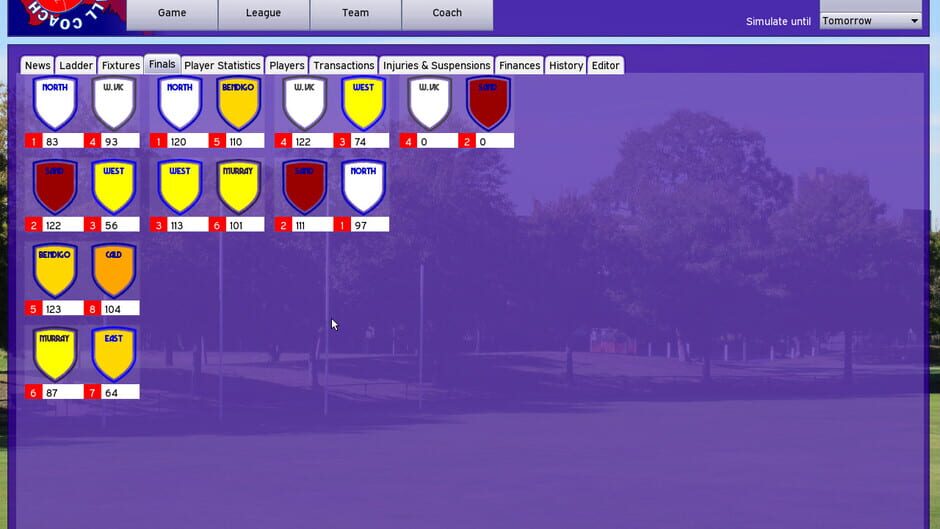 Australian Football Coach 2019 Screenshot