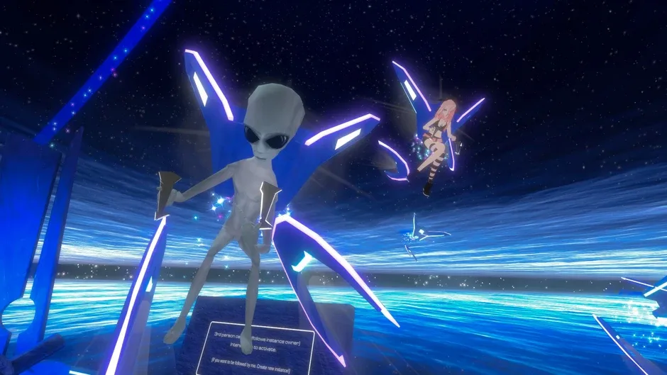 Кадър от VRChat