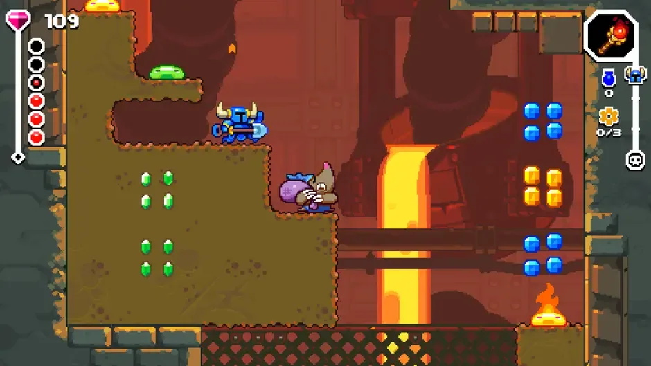Shovel Knight Dig, captura de tela 1