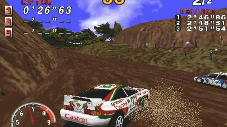 Sega Rally Championship, captura de tela 3