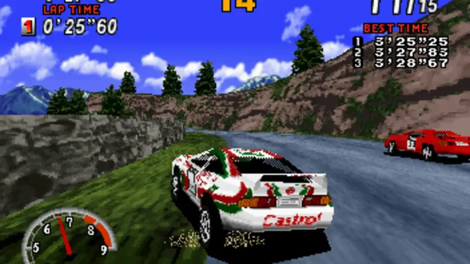 Sega Rally Championship, captura de tela 2