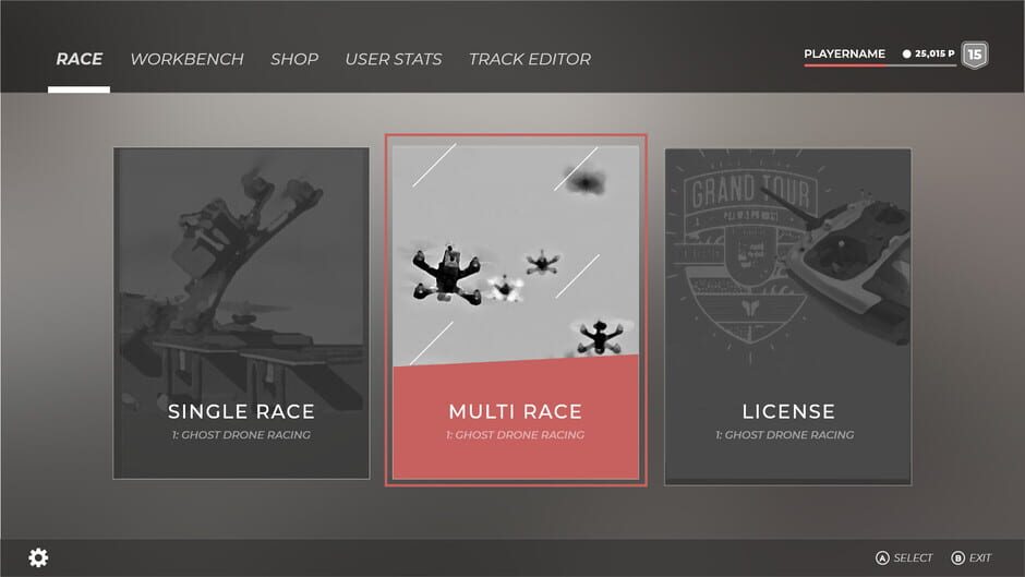 Drone tracks Screenshot