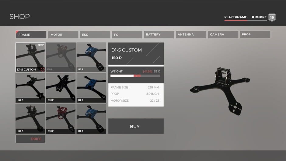 Drone tracks Screenshot