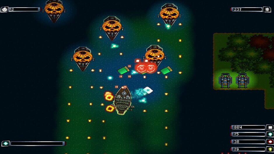 Warships on the Halloween Night Screenshot