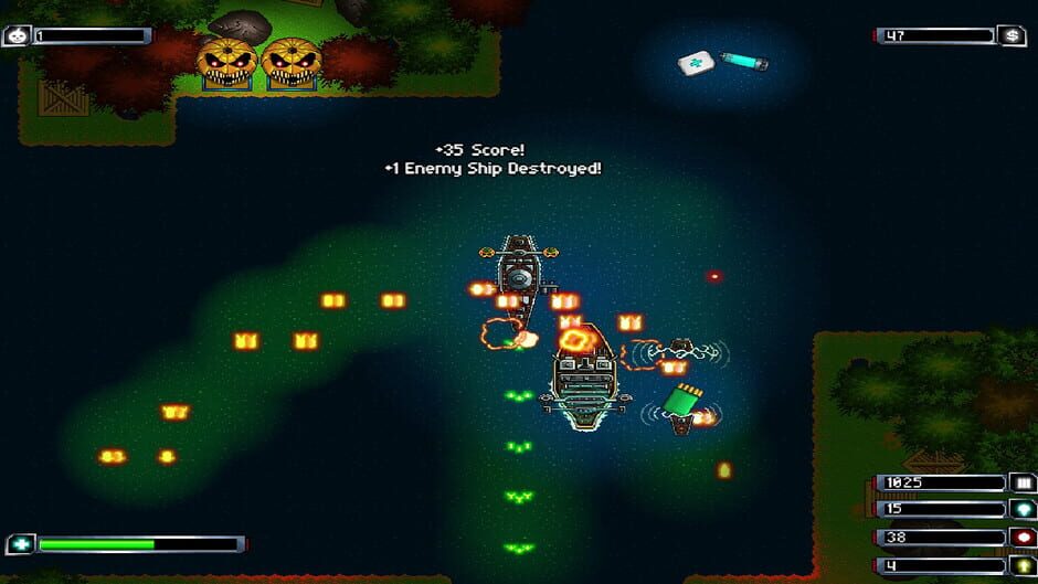 Warships on the Halloween Night Screenshot