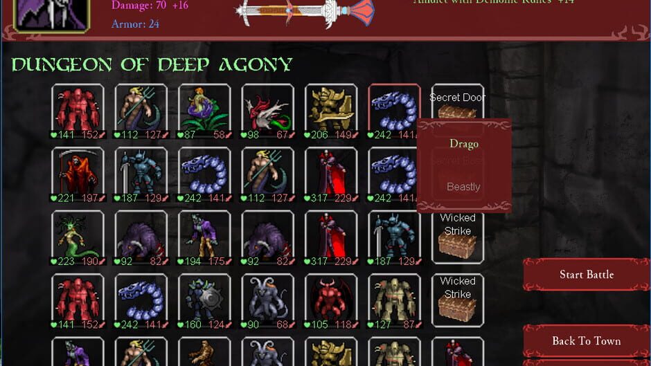 สกรีนช็อตจาก Sort Battle: Dungeon (รูปที่ 3)