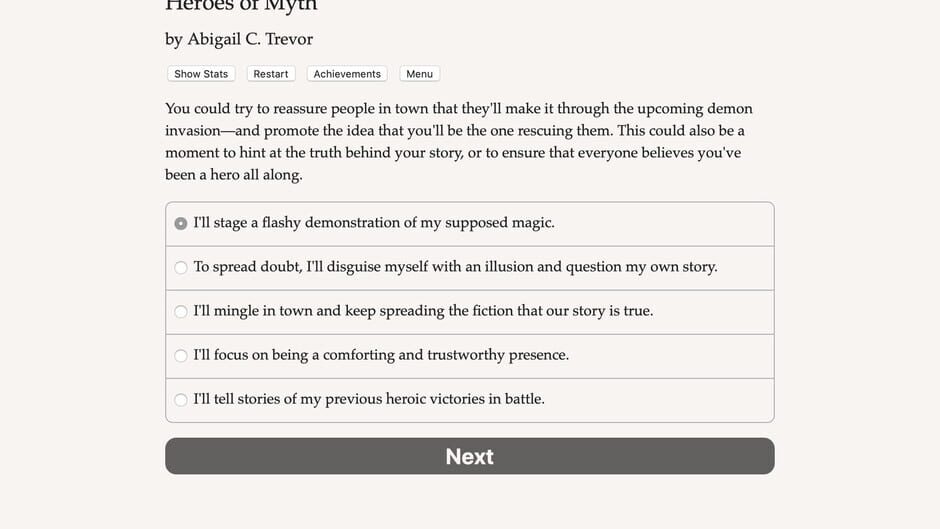 Heroes of Myth Screenshot