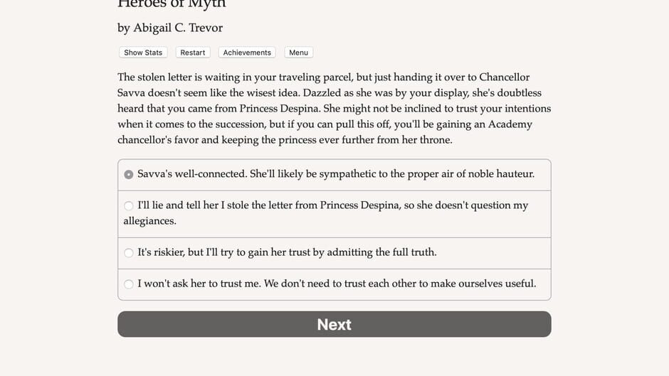 Heroes of Myth Screenshot